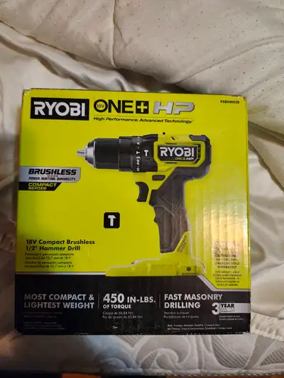 Ryobi hammer drill, View more