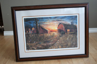 Jim Hansel Days Gone By signed numbered Print 31.25" x 23"