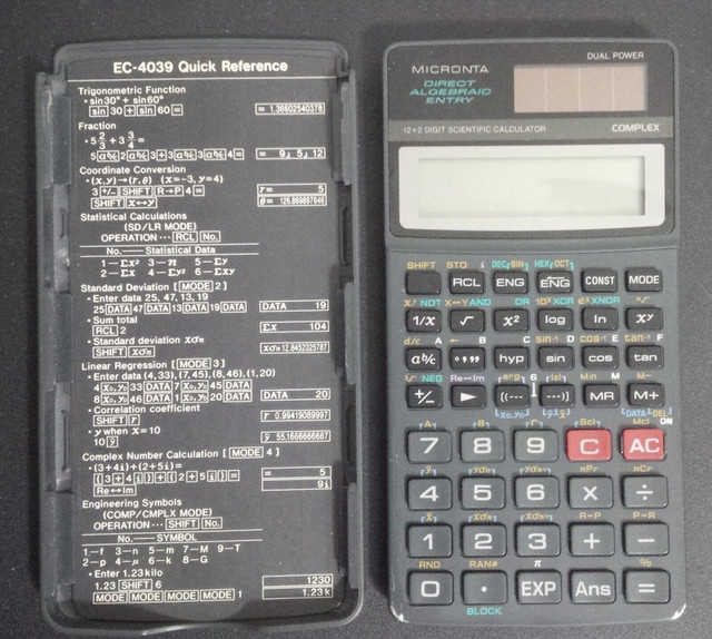 rare vintage Micronta EC-4039 calculator | General Electronics | City of  Toronto | Kijiji