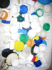 PLASTIC BOTTLE CAPS for crafters  ***** FREE******