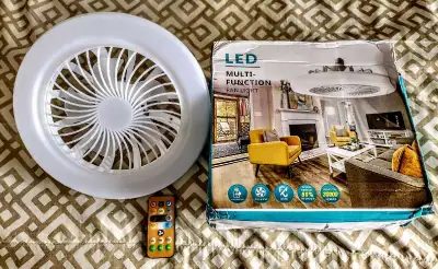 LED Fan Light lumière ventilateur 3 forces, View more