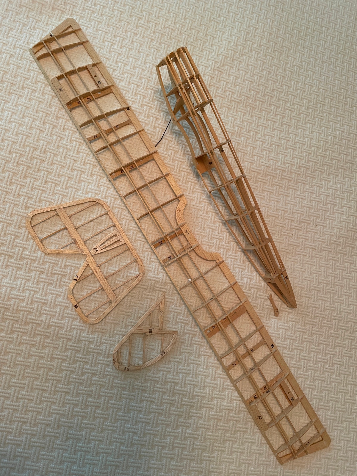 Sterling Models JN-4 Jenny Balsa Wood Kit, photo 1