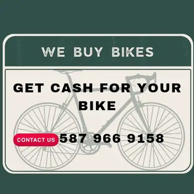 We buy bikes, View more