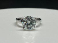 3.45ct MOISSANITE RING