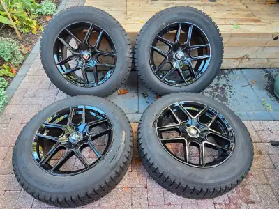 These wheels and tires are from a 2012 Audi Q5. They were purchased March 2025 and have only 500km o...