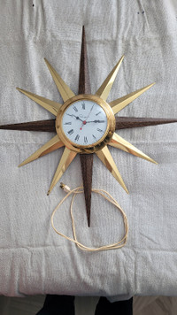 Ingraham Starburst Clock