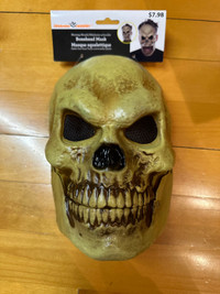 Moving mouth bonehead Halloween mask