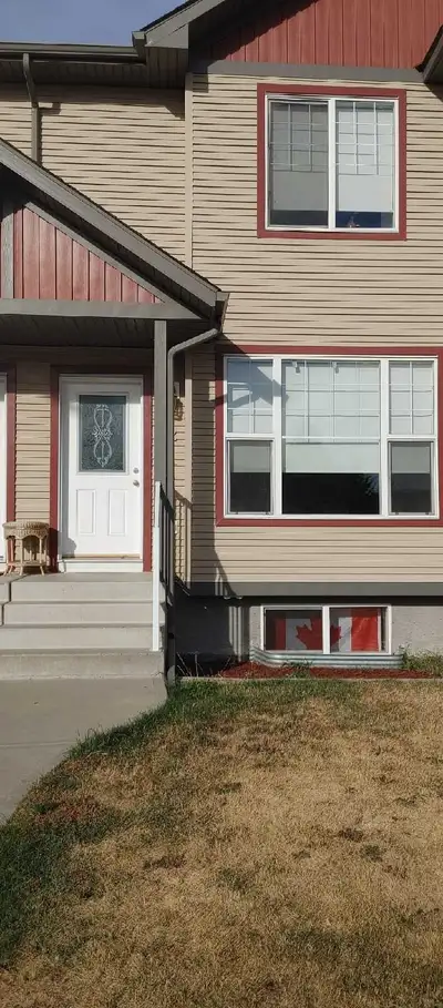 Rental available on Jan 1st. Unit 2 5442- 53ave, Lacombe 3 bdrms upstairs, 2 baths. Large closets. P...