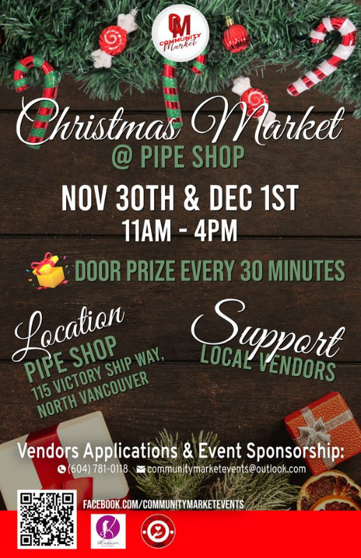 Christmas Market@Pipe Shop in Events in North Shore