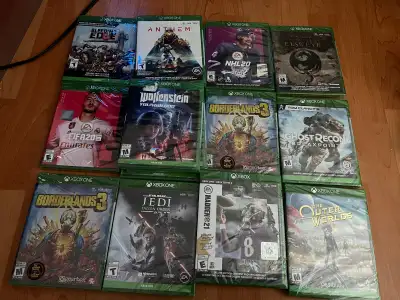 Assorted Brand New Xbox One Games, View more