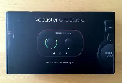 Focusrite Vocaster One Studio Recording Kit This podcasting kit is excellent not only for podcasting...