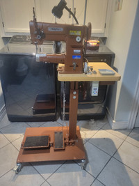 Leather sewing machine