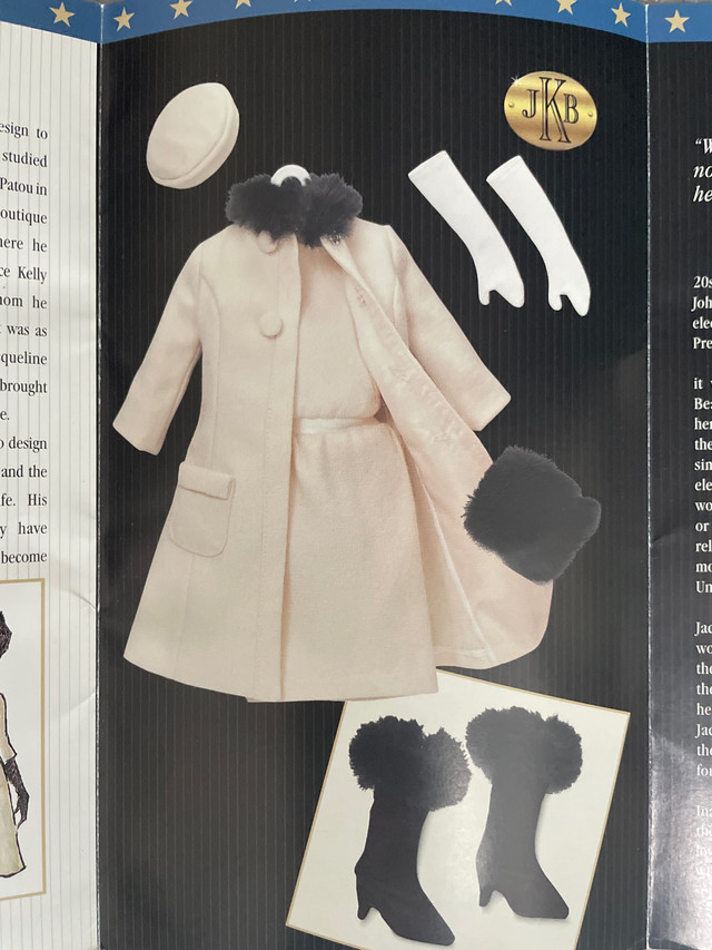 Jackie Kennedy Doll Sable Trimmed Coat Ensemble -Vintage  in Arts & Collectibles in North Bay - Image 2