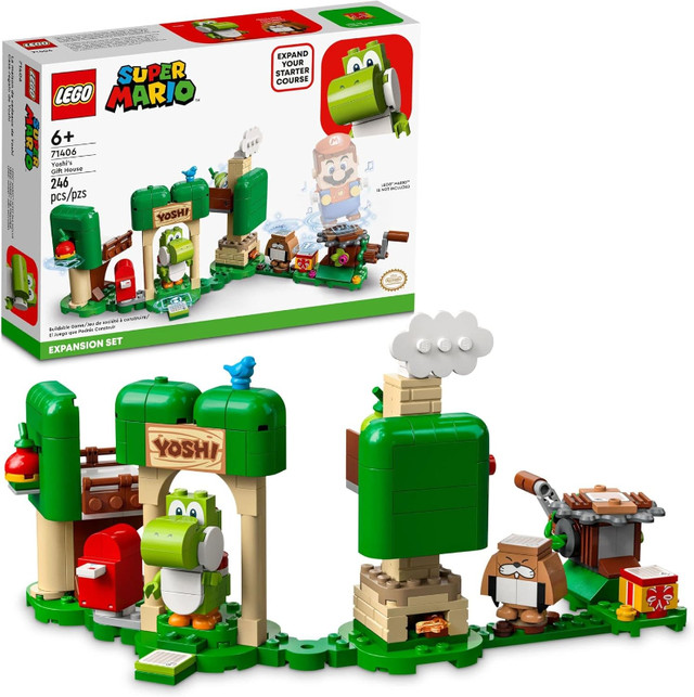 LEGO SUPER MARIO 71406 - Yoshi's Gift House Expansion Set - NEUF dans Jouets et jeux  à Ville de Montréal