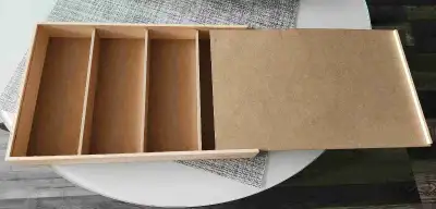 New wooden box, View more