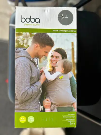 ONE NEW BOBA AWARD WINNING BABY WRAPNEW IN THE BOX AS PICTURED, View more