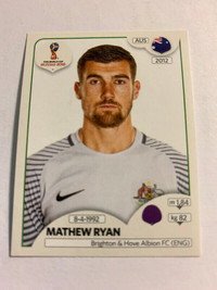 2018 PANINI FIFA WORLD CUP RUSSIA STICKER M. RYAN #214 AUSTRALIA