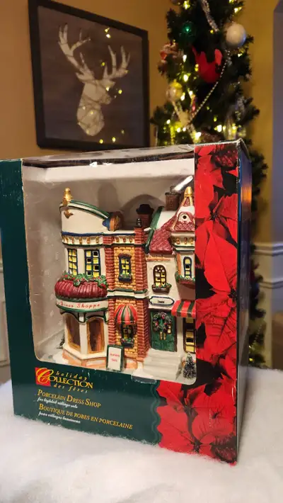 Holiday Collection Dress Shoppe Miniature Village, View more