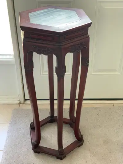 Decorative tall table/stand, View more