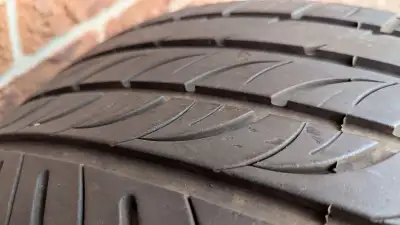 I am selling a pair (2 tires). The size is 235/55R17 103W. The tires have lots of tread left 7/32nds...