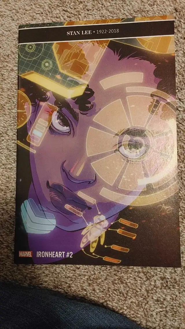 IRONHEART #2 STAN LEE TRIBUTE 2019 MARVEL COMICS628543936015371223
