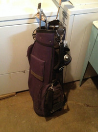 Women's Golf bag, clubs, shoes, gloves, balls
