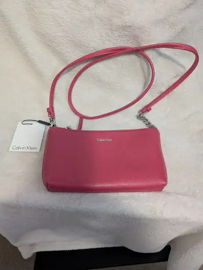 Calvin Klein Hot Pink Crossbody Purse HandBag, View more