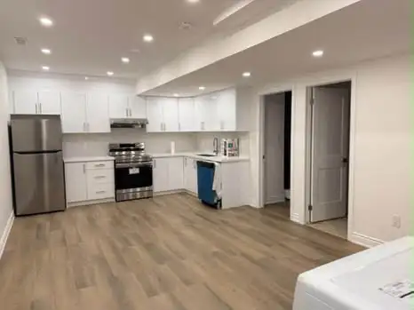  Modern 2-Bedroom Legal Basement for Rent | Doon South, Kitchene