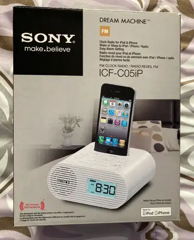 Sony ICF-C1iP Dream Machine Alarm Clock Radio With iPod/iPhone Dock