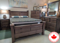 Bedroom Suites, $1999 to $3999, MADE TO ORDER IN BC, solid wood.