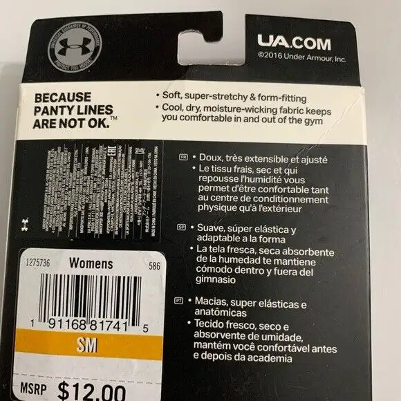 Women's UNDER ARMOUR Pure Stretch Sheer Hipster Underwear Black in Women's - Tops & Outerwear in City of Toronto - Image 3