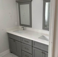 72” STONEWOOD bathroom vanity 