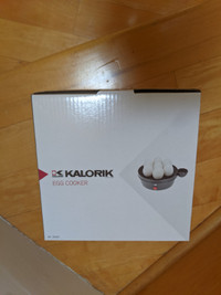 Kalorik Stainless Steel Precision 7-Egg Cooker - new, in a box
