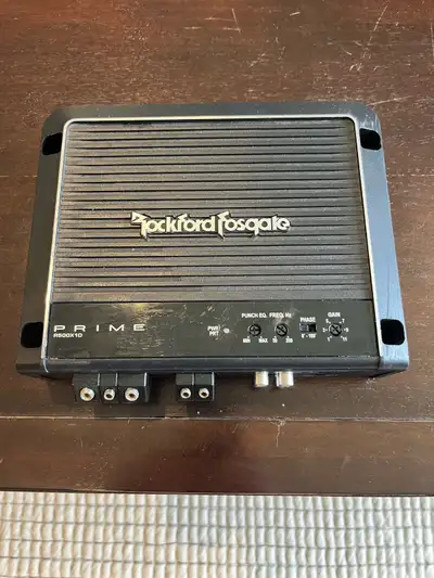 Rockford Fosgate R500X1D Amplifier, View more