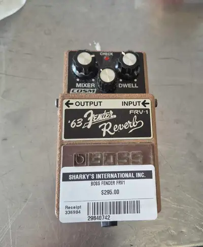 Boss Fender FRV1 Pedal (29840742), View more