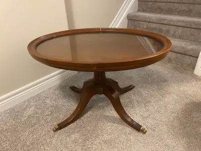 Antique Mahogany Side Table, View more