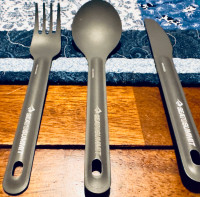 Sea to Summit Cutlery Spoon and Knife Set -  2 pairs