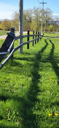 Horse fence lumber used