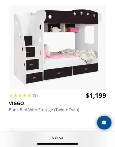 Bunk Bed with Storage (Twin + Twin), View more