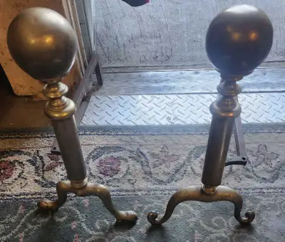 Brass Andirons, View more