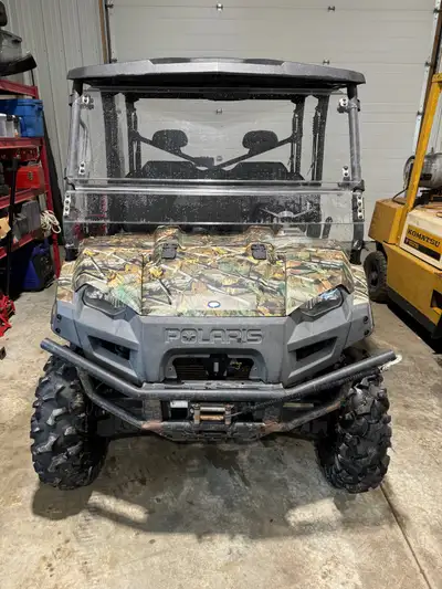 2012 Polaris Ranger crew 6 seater 800cc Power steering ITP tires Winch Service was just done on it 5...