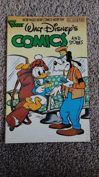 VF Walt Disney's Comics and Stories #544 (Nov 1989, Gladstone), View more