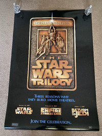STAR WARS Movie Posters - 2 Original "Double Sided" Posters