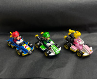 3 Hot Wheels Mario Kart Exclusive Die Cast Mattel Cars Lot