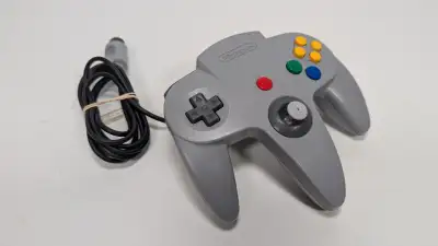 Nintendo 64 N64 Original Gray Launch Edition Controller / Parts, View more