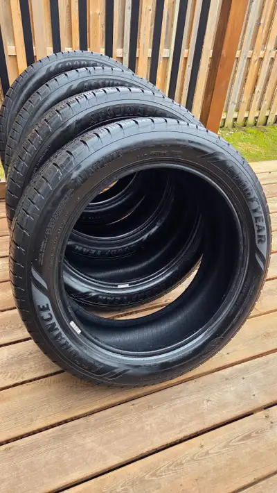 These tires(4) have plenty of tread remaining and are in near-new condition. Size: 235/50/R19