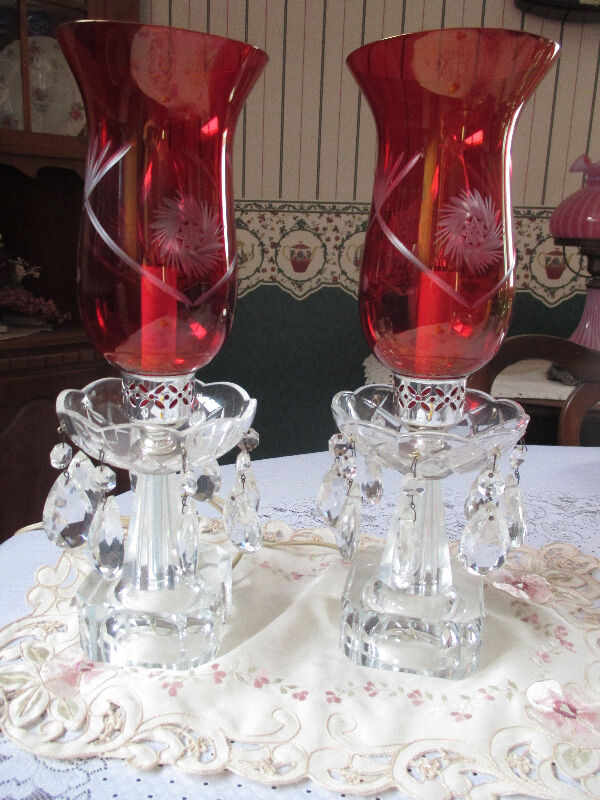 Antique Cranberry Lamps in Other in Fredericton - Image 2