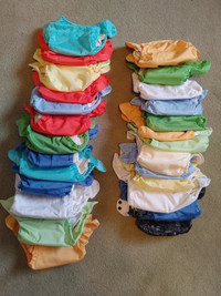BumGenius couches lavables doublées /cloth diapers, lined