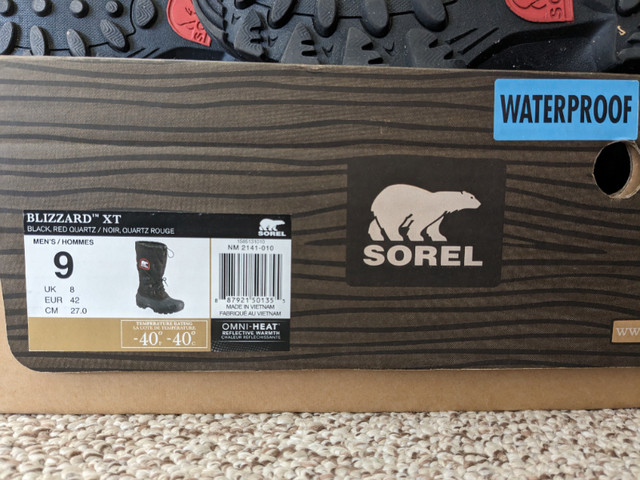 Sorel Winter Boots Men Size 9 in Men's Shoes in Barrie - Image 2