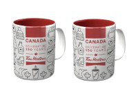 TIM HORTONS ~ 2017 Canada Celebrating 150 Years Mug ~ NEW x2